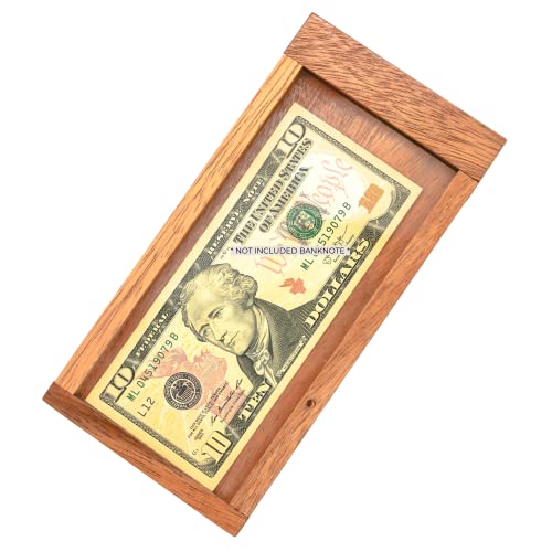 Wooden Secret Lock Box- Gift Card and Money Puzzle Box