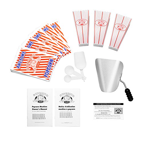 Countertop Popcorn Machine - 3 Gallon Popper - 8oz Kettle