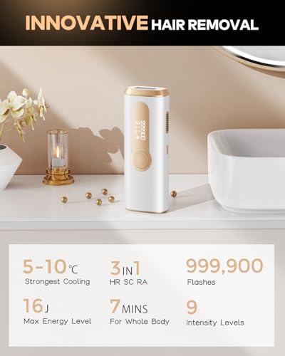 LYSMOSKI 3-in-1 IPL Hair Removal Device, Ultimate Gift