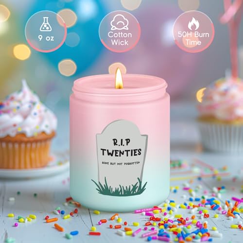 LEADO 30th Birthday Candle - Perfect 30th Gift!