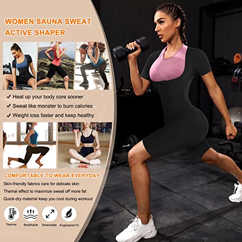 Women's 3-in-1 Sauna Suit & Body Shaper