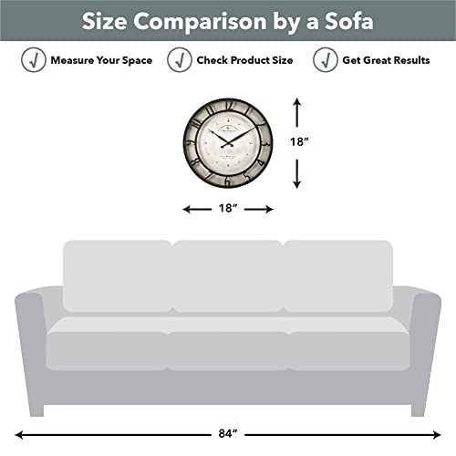 FirsTime & Co.® Kensington Brown Wall Clock