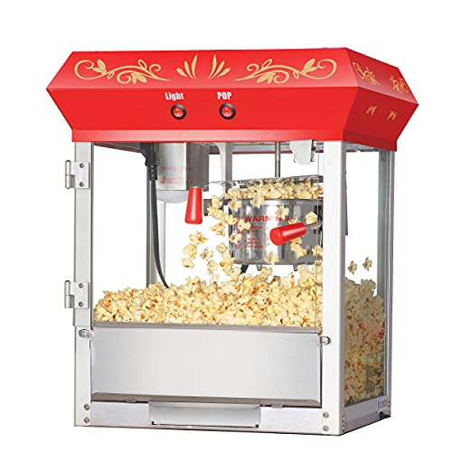 Classic Red Movie Theater Popcorn Popper