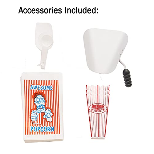 Red 6 oz. Old-Fashioned Movie Popcorn Popper