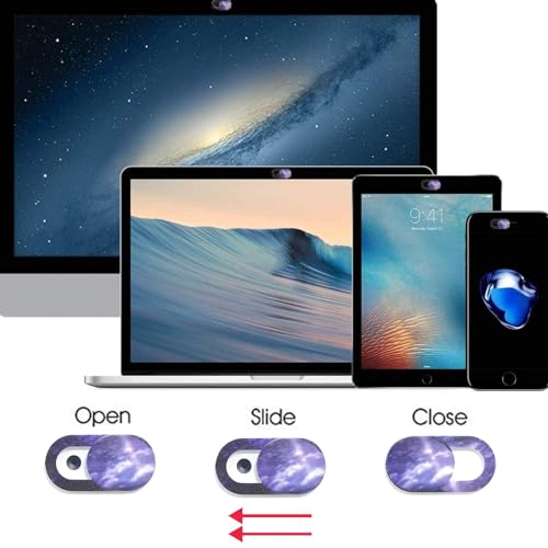 8 Pack Thin Camera Cover Stickers for Devices