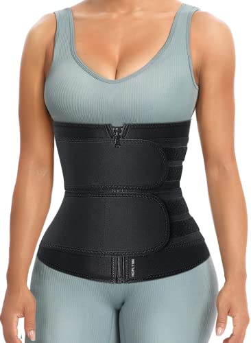 HOPLYNN Women's Neoprene Waist Trainer with Zipper