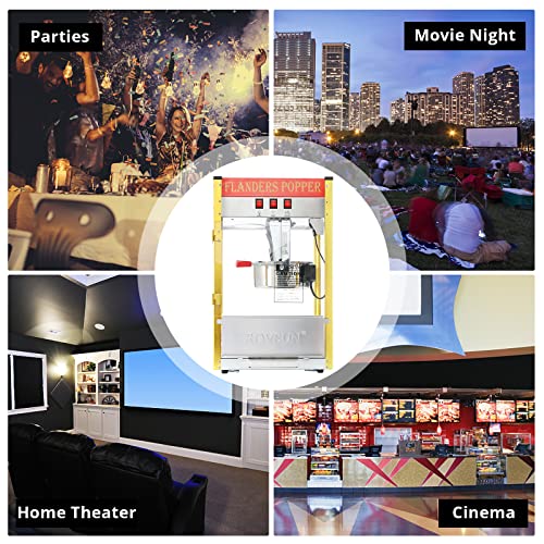 ROVSUN 8oz Popcorn Maker for Home Movie Theater
