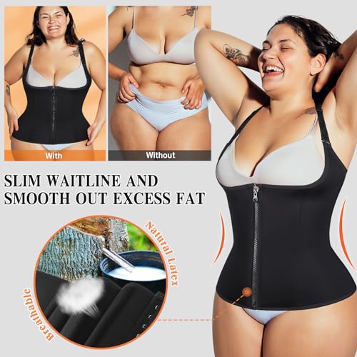 Women's Zipper Waist Trainer, Medium Size