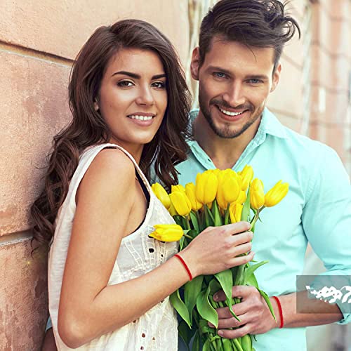 DESIMTION Red String of Fate Bracelets - Matching Gift