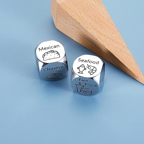 Anniversary Date Night Gifts for Couples - Steel Decision Dice