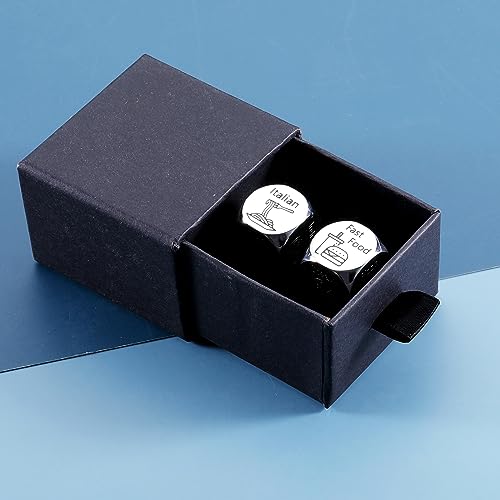 Anniversary Date Night Gifts for Couples - Steel Decision Dice