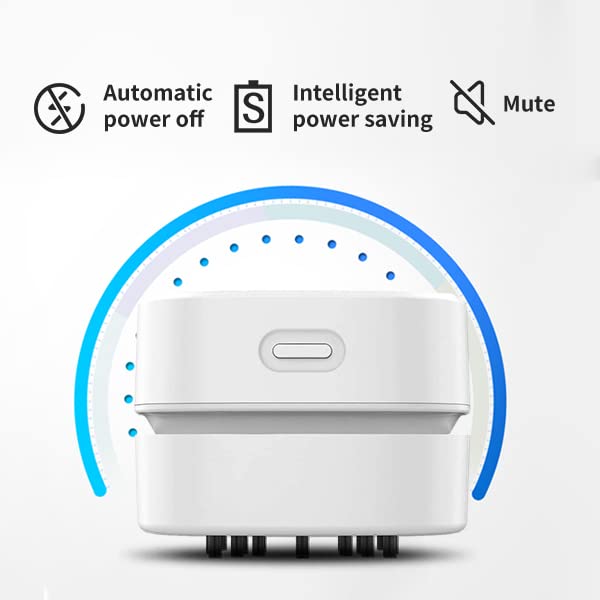 TRZLIFE Upgraded Mini Vacuum Cleaner - Powerful Desktop Cleaner