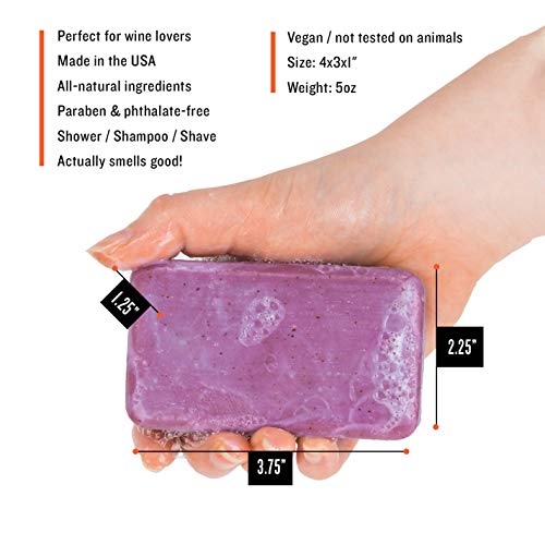 Swag Brewery Vintage Merlot Wine Soap | Funny Wine Lover Gift