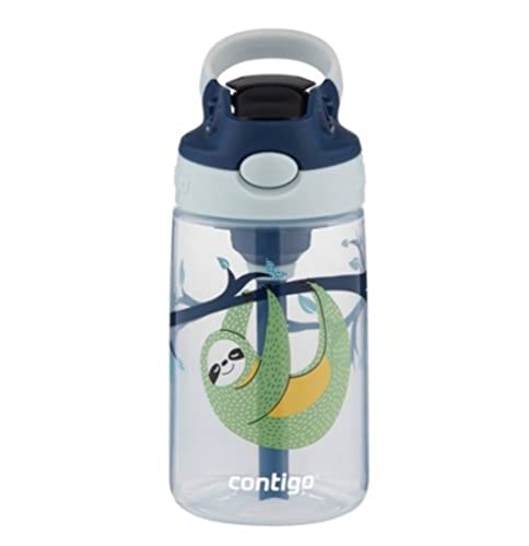 Contigo Kids Blue-Green Sloth Water Bottle