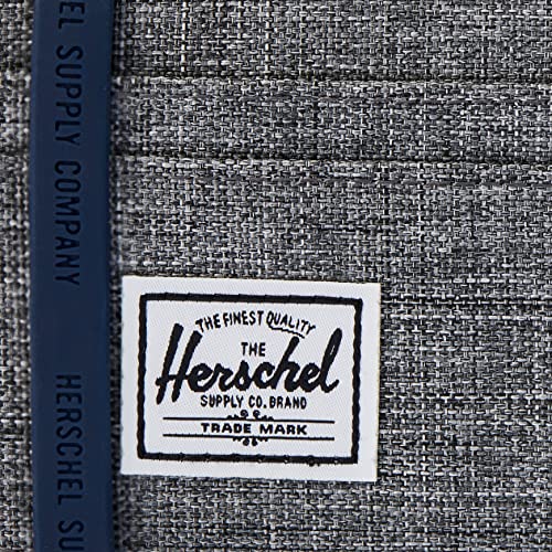 Herschel Men's RFID Card Case Wallet - Raven Crosshatch