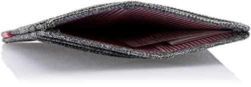 Herschel Men's RFID Card Case Wallet - Raven Crosshatch