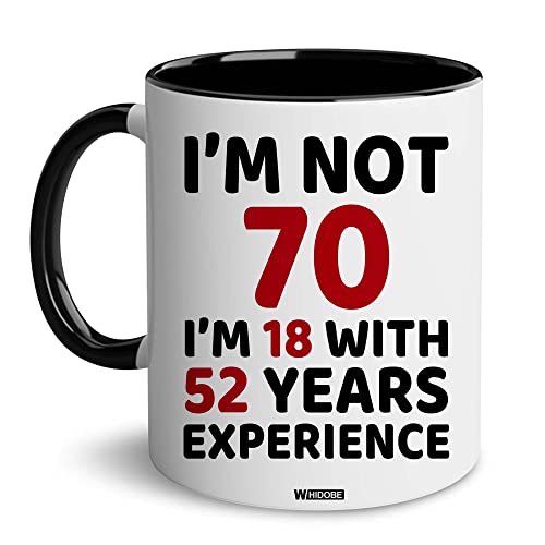 70th Birthday Coffee Mug for Him and Her