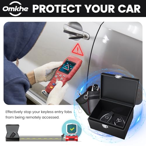 Faraday Key Fob Protector with Signal Blocking Bags