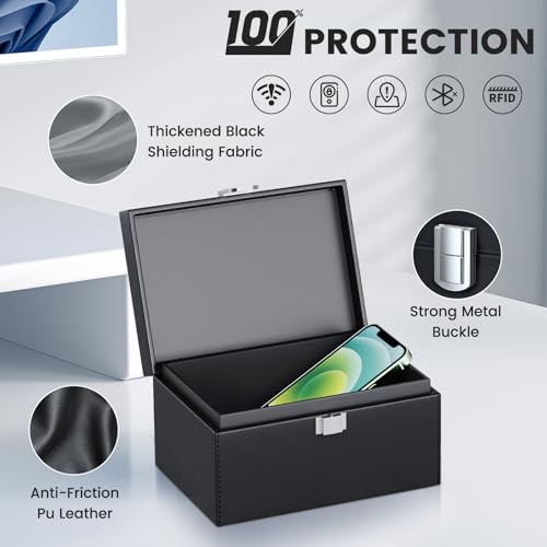 Faraday Key Fob Protector with Signal Blocking Bags