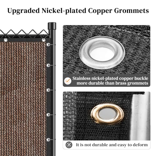 6FT x 50FT Privacy Screen Fence for Outdoor Garden