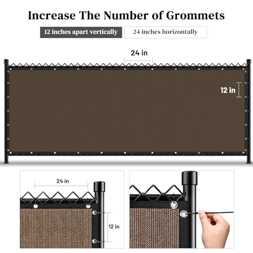 6FT x 50FT Privacy Screen Fence for Outdoor Garden