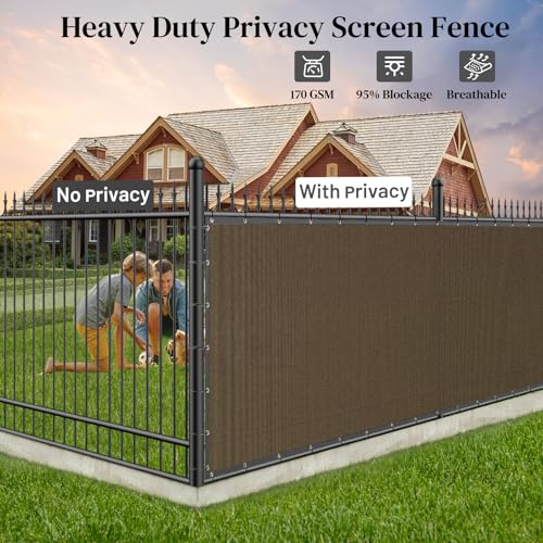6FT x 50FT Privacy Screen Fence for Outdoor Garden