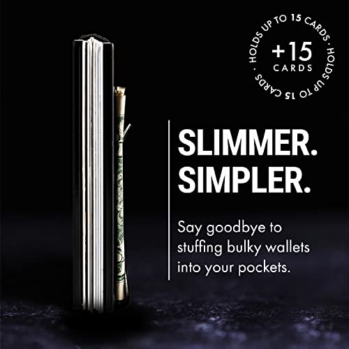 Minimalist Wallet for Men - RFID Carbon Fiber Credit Card Holder