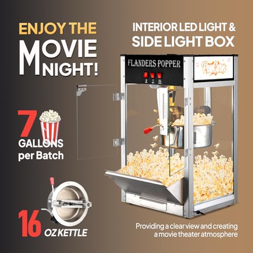 16 oz Popcorn Machine for Home Movie Theater