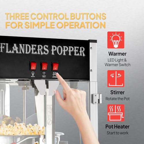 16 oz Popcorn Machine for Home Movie Theater