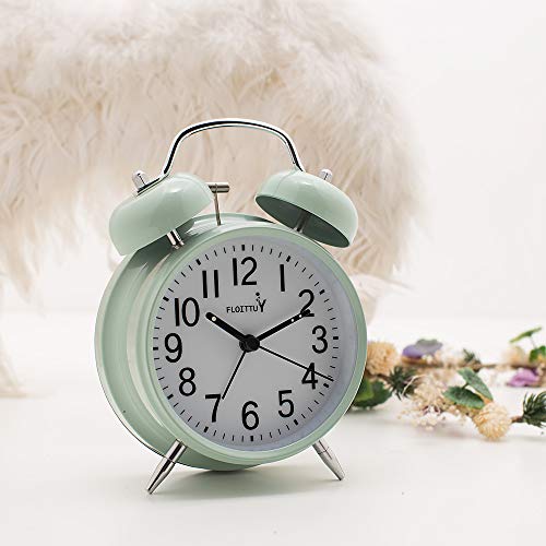 Twin Bell Alarm Clock with Loud Alarm & Backlight