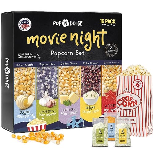 Gourmet Popcorn Party Pack, 16 Flavors