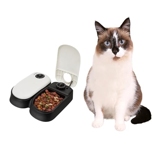 TRIXIE TX2 Automatic Food Dispenser, Dual Compartments