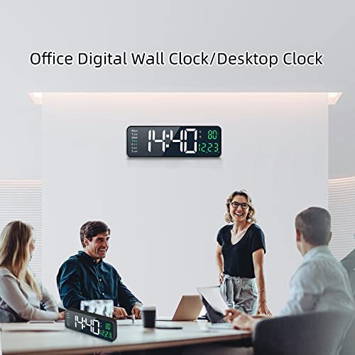 16.2 Inch Large Digital Wall Clock with Remote Control