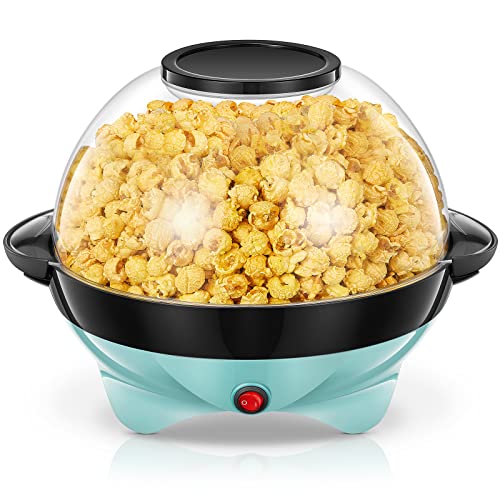 Large 6 Quart Popcorn Machine & Serving Bowl
