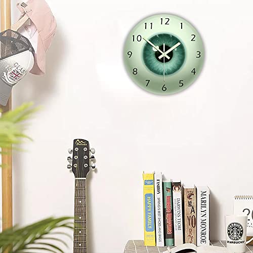 Geeky Days 12'' Eyeball Wall Clock, Glow Eyes