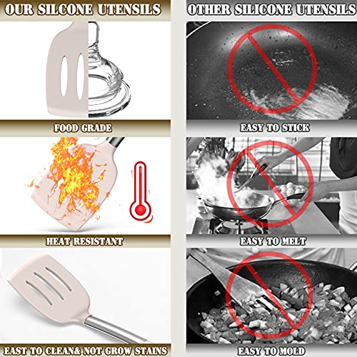 Ultimate Silicone Utensil Set for Kitchen Cooking - 43pcs