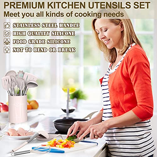 Ultimate Silicone Utensil Set for Kitchen Cooking - 43pcs