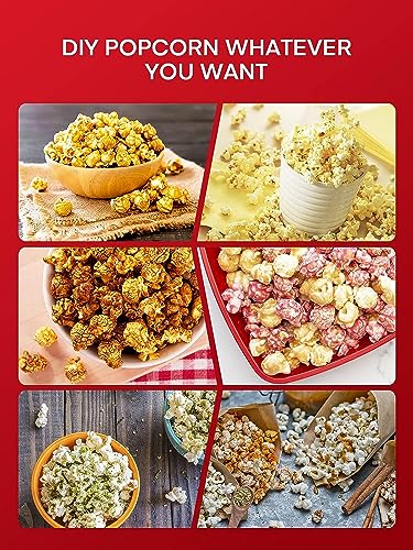 Large 6 Quart Popcorn Machine & Serving Bowl