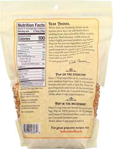 Bob's Yellow Popcorn, 30 Oz