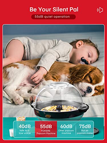 Large 6 Quart Popcorn Machine & Serving Bowl