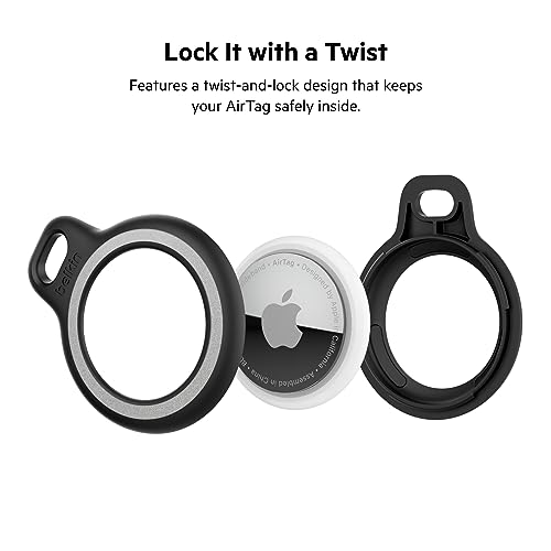 Belkin AirTag Holder Case - Durable, Scratch-Resistant - 2-Pack