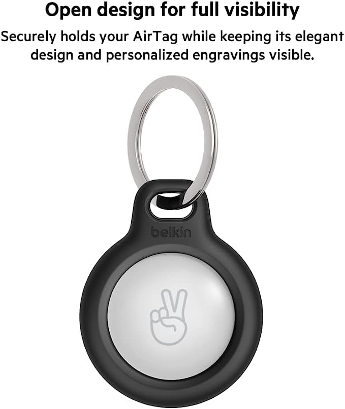 Belkin AirTag Holder Case - Durable, Scratch-Resistant - 2-Pack