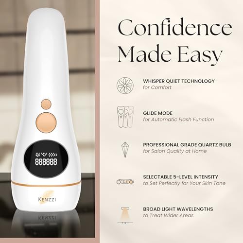 At-Home Kenzzi IPL PRO Hair Removal Device