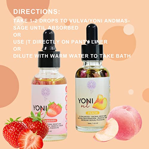 Organic Magic V Yoni Oil: Peach Scented Feminine Moisturizer