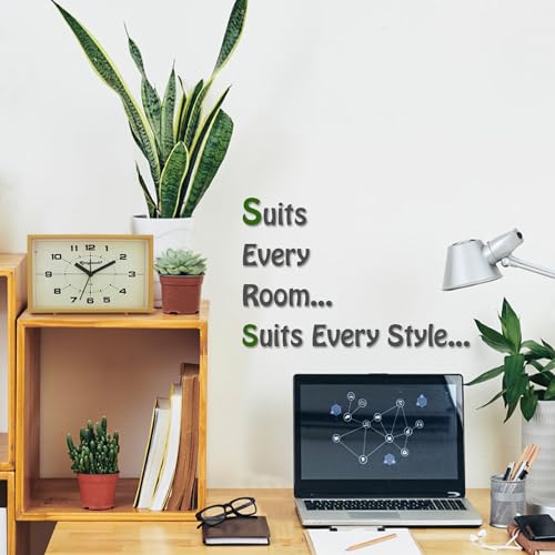 Yellow Analog Alarm Clock with Night Light