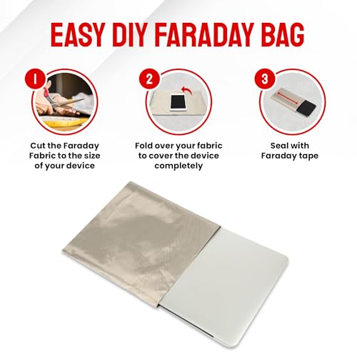 5G & EMP Shield Faraday Fabric - Military Grade