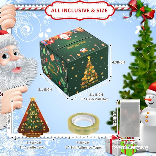 Funny Christmas Tree Money Box Surprise for Women, Men