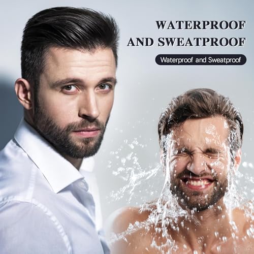 Waterproof Beard Pencil Filler & Brush Combo - Black