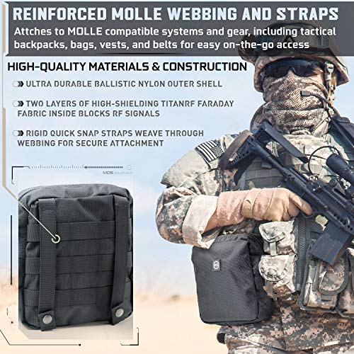 Mission Darkness Military-Grade Faraday Pouch // RF Signal Blocking