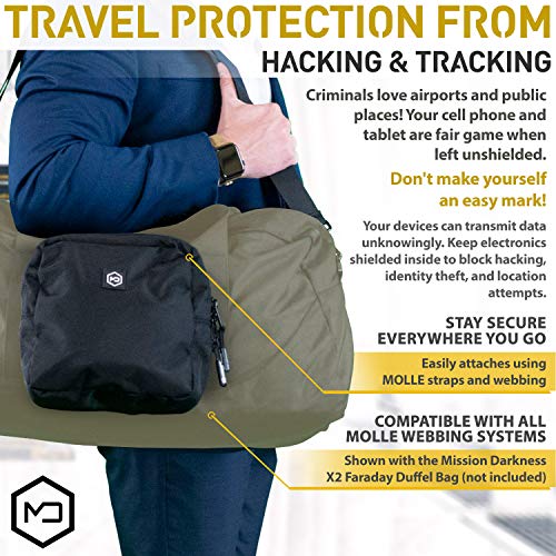 Mission Darkness Military-Grade Faraday Pouch // RF Signal Blocking